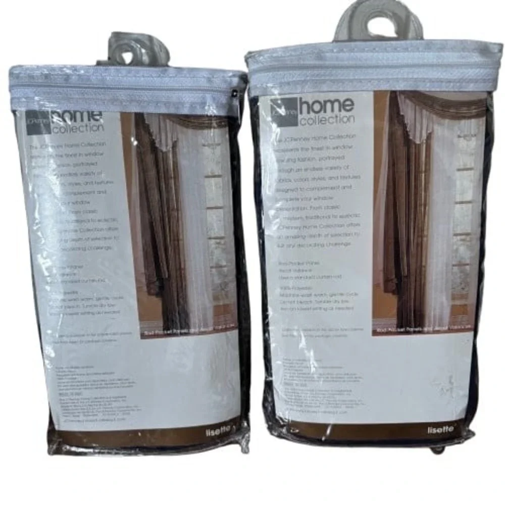 NEW Home Collection One Rod-Pocket‎ Panel Lisette
